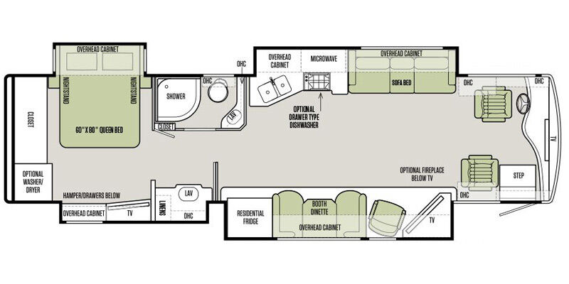 2017 Tiffin Motorhomes Phaeton 36GH | Used Class As,Diesels for sale ...