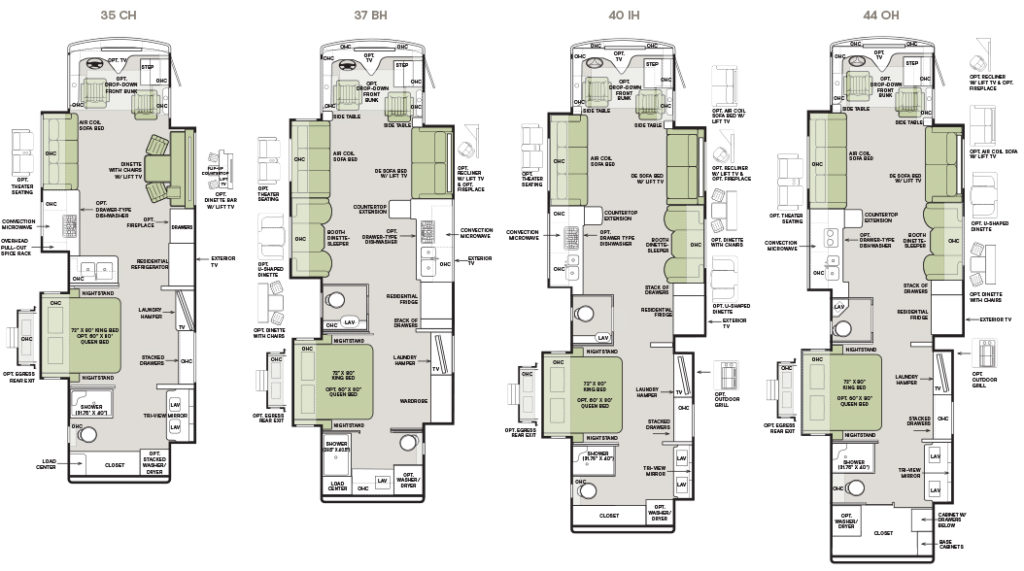 2025 Phaeton Floorplans